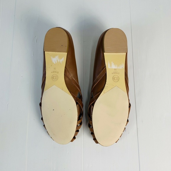 Dune Londen Leather Brown Flats EU38 - Picture 8 of 8